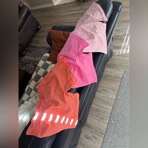 Set of 3 Neon Spandex Shorts